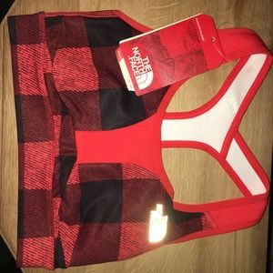 NWT North Face Stow and Go Sports Bra